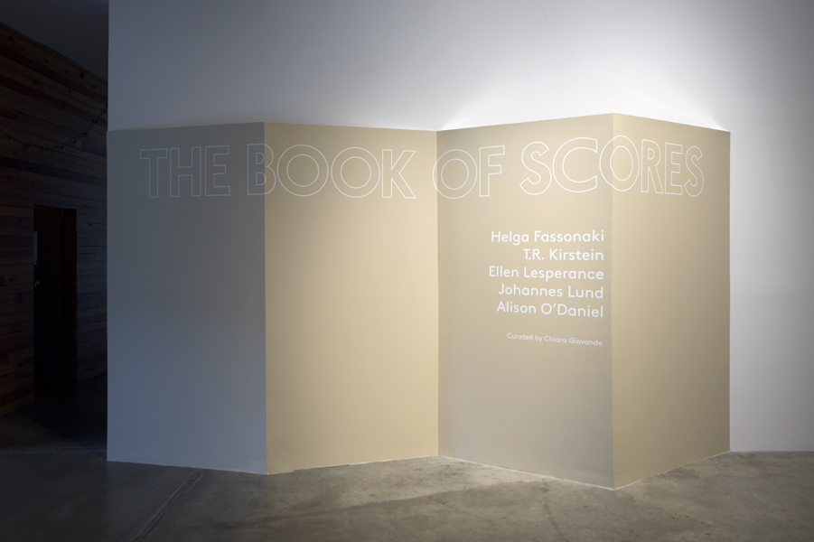 The Book of Scores, Helga Fassonaki, Tobias Kirstein, Ellen Lesperance, Johannes Lund, Alison O’Daniel